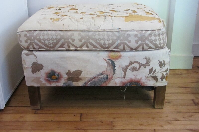 refaire un pouf tapissier à Brest