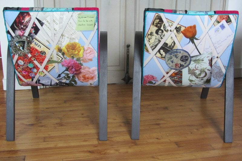 tissu christian Lacroix tapissier c&ocirc;t&eacute; si&egrave;ges