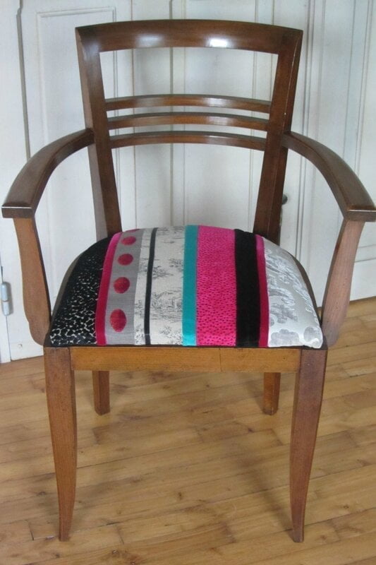changer le tissu d'une chaise à Quimper côté sièges