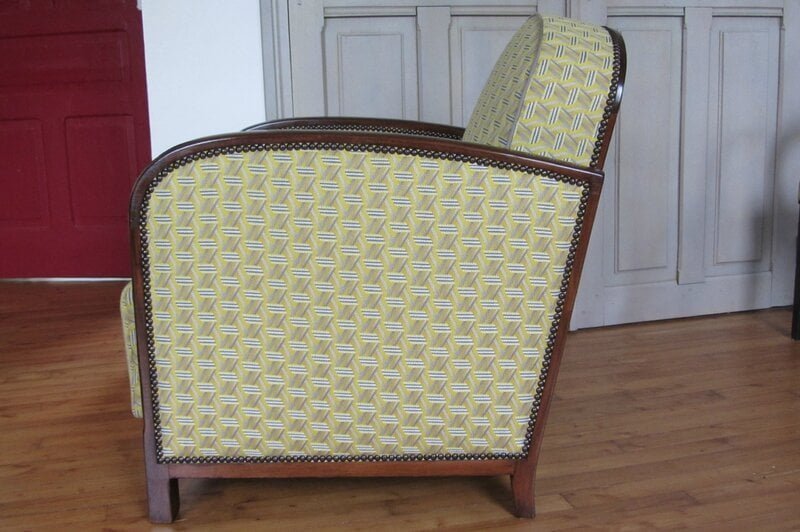 fauteuil studio tapissier d'ameublement c&ocirc;t&eacute; si&egrave;ges