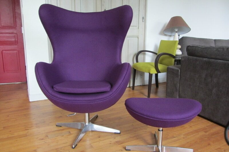refaire un fauteuil Egg tapissier &agrave; Brest c&ocirc;t&eacute; si&egrave;ges