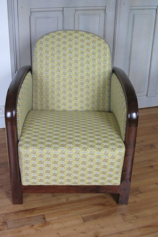 fauteuil art d&eacute;co tapissier &agrave; Brest