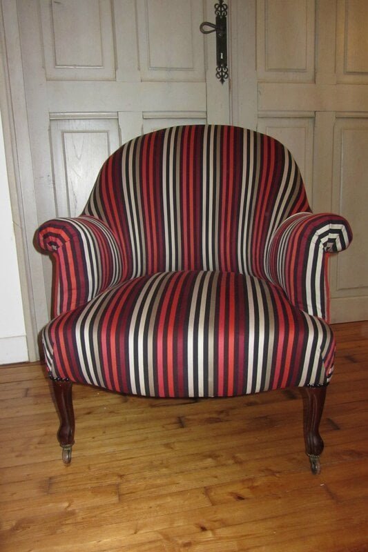 fauteuil crapaud tissu doremi nobilis