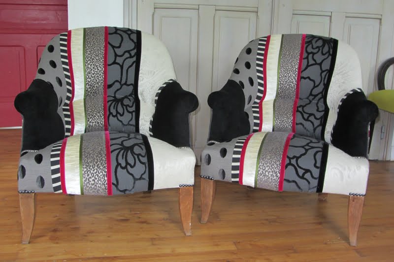 fauteuils crapauds retapiss&eacute;s c&ocirc;t&eacute; si&egrave;ges