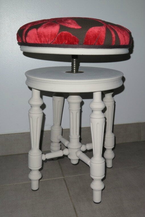changer le tissu d'un tabouret de piano Brest