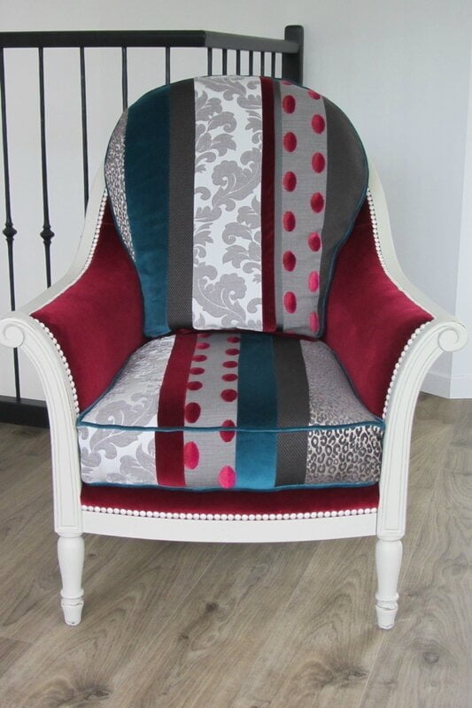 cr&eacute;ation patchwork sur berg&egrave;re