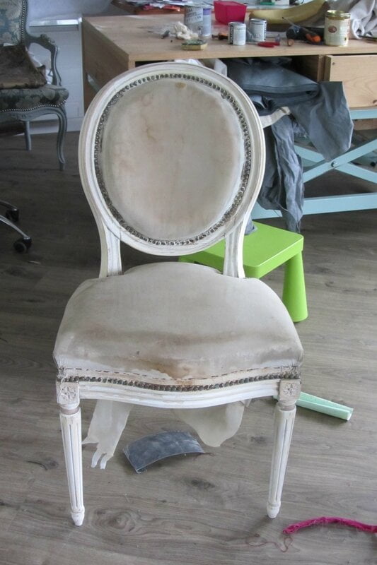 chaise &agrave; vendre tapissier Bohars