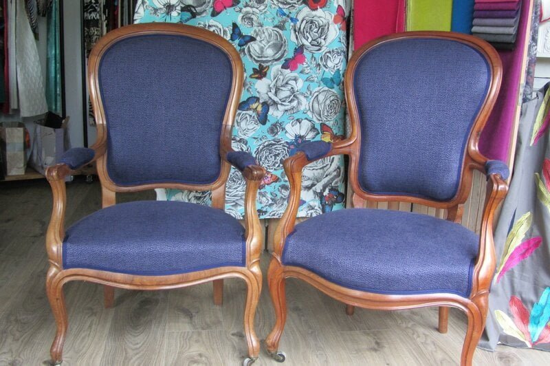 fauteuils Louis Philippe c&ocirc;t&eacute; si&egrave;ges
