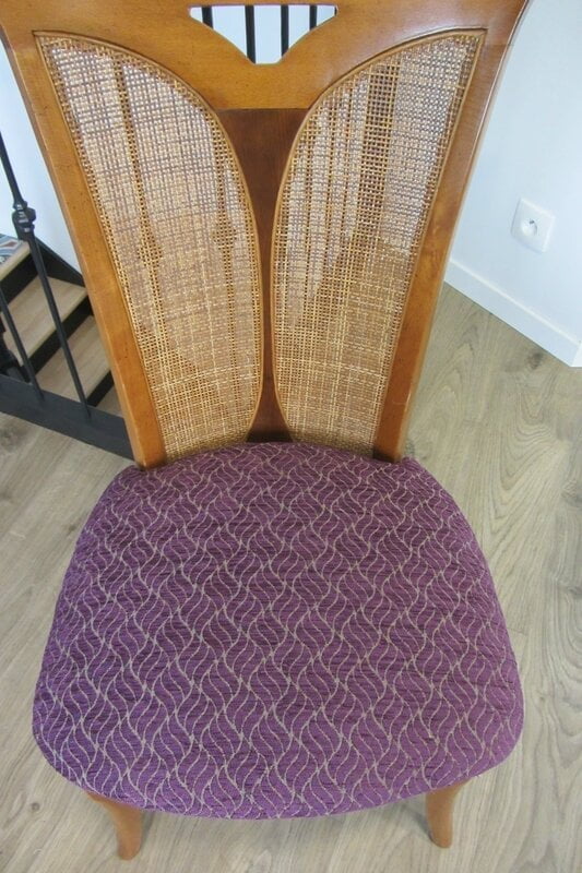 changer le tissu d'une chaise