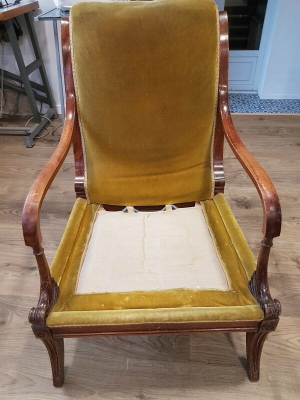 fauteuil à retapisser