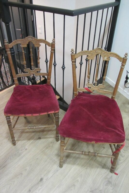 paire de chaises &agrave; vendre
