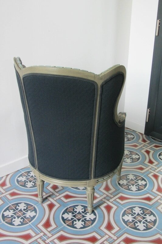 tissu grana ardoise Lelievre