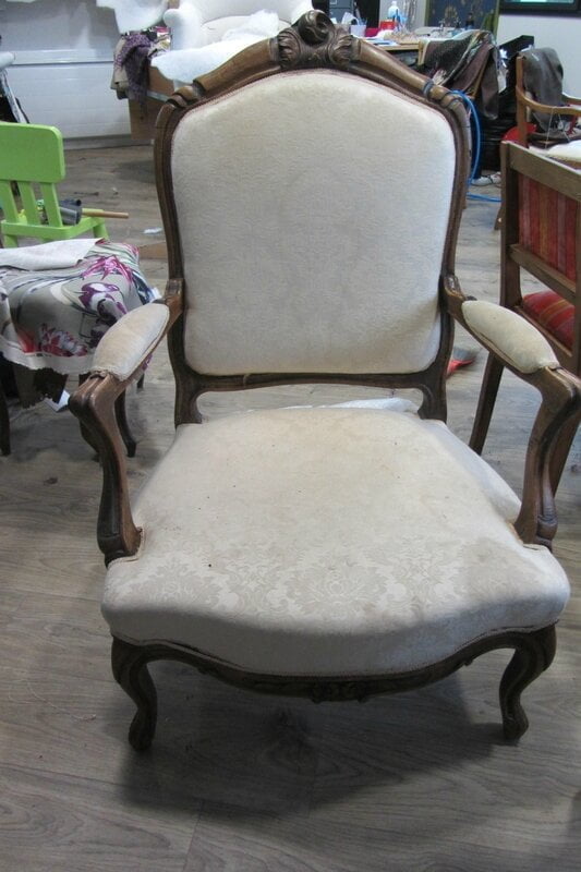 fauteuil &agrave; la reine
