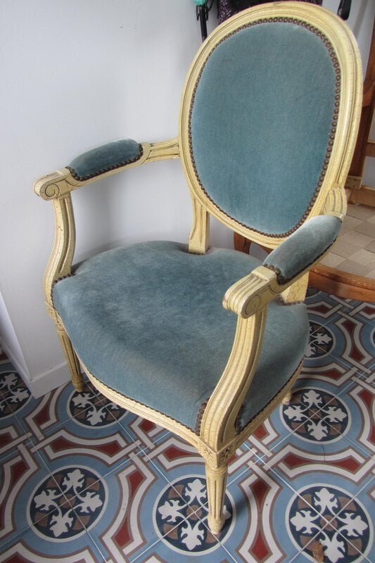 fauteuil cabriolet Louis XVI