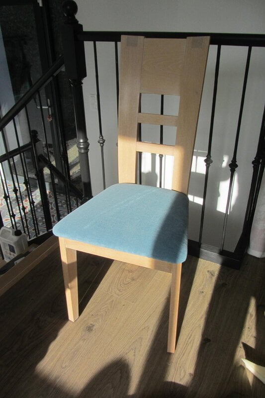 changer le tissu d'une chaise