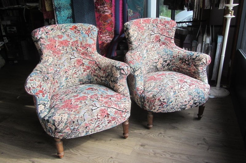 paire de fauteuils Napoleon 3