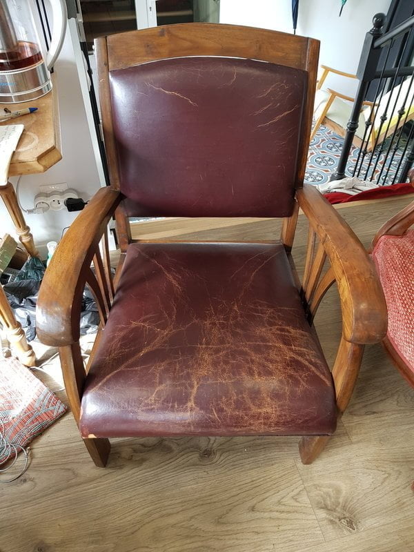 fauteuil style colonial