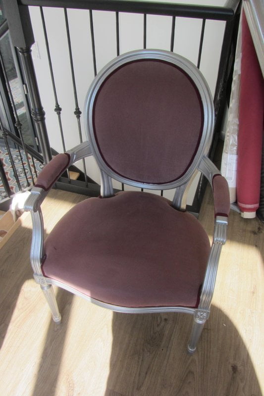 fauteuil cabriolet à retapisser