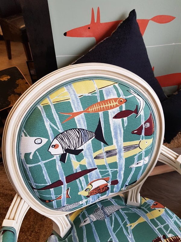 tissu lagon azur